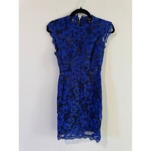 Forever 21 Blue Lace Mini Dress Size S